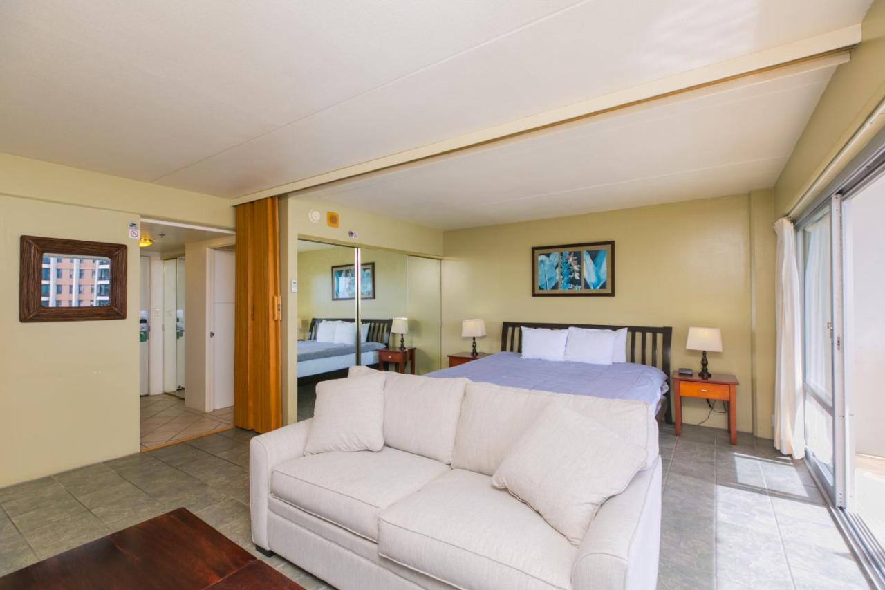 Ilikai Tower One Bedroom Lagoon View Waikiki Condos With Lanai & Free Wifi Honolulu Quarto foto
