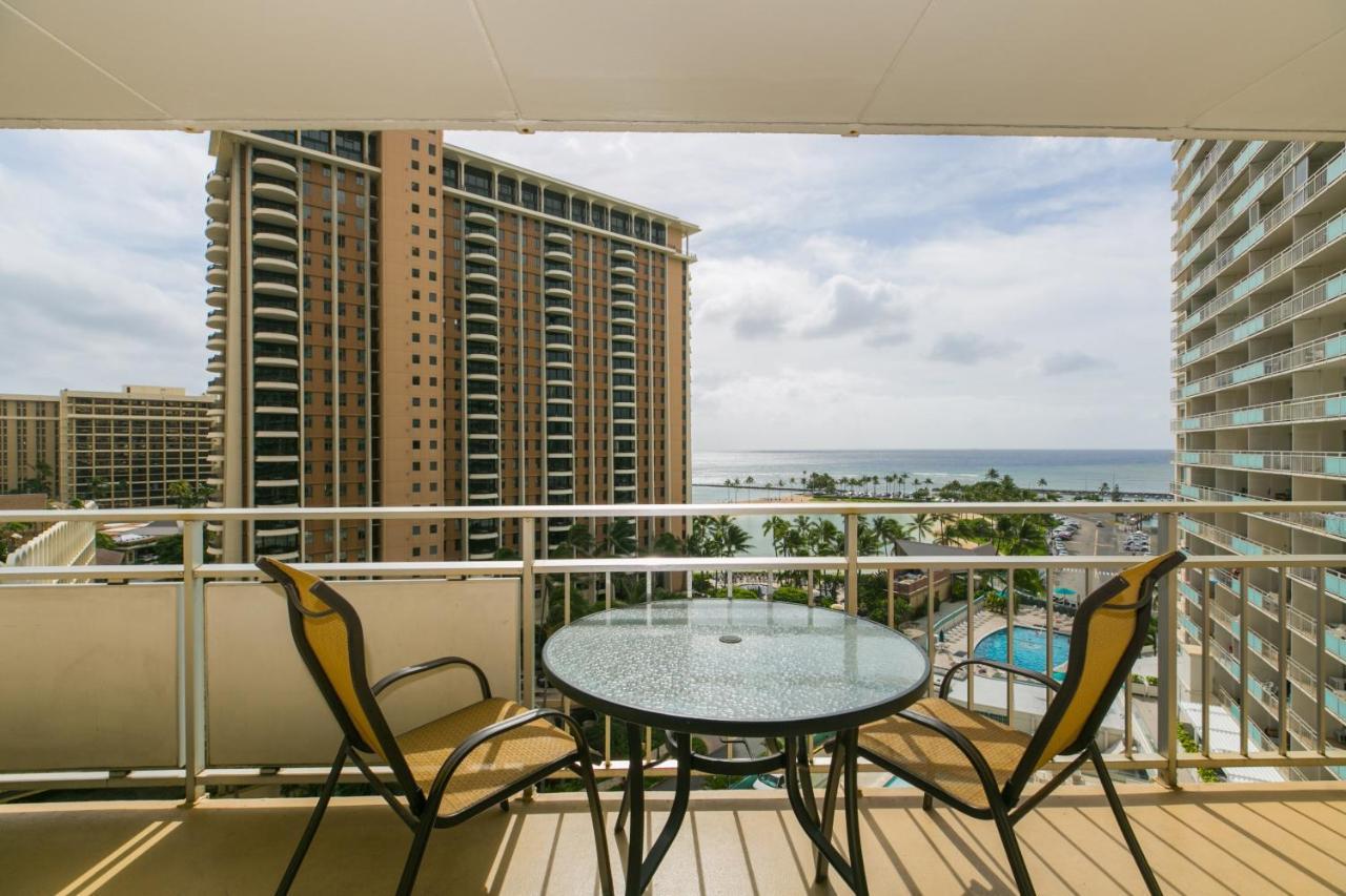 Ilikai Tower One Bedroom Lagoon View Waikiki Condos With Lanai & Free Wifi Honolulu Quarto foto
