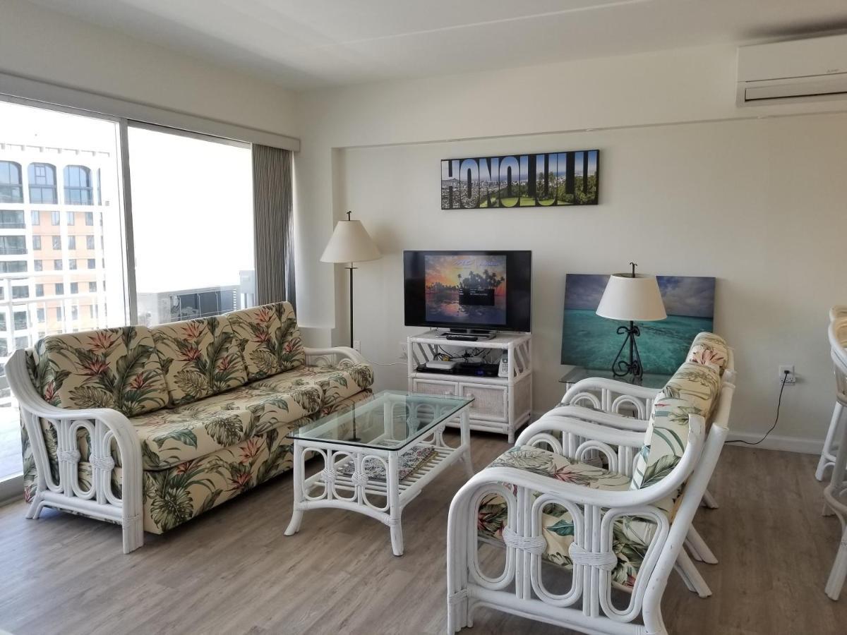 Ilikai Tower One Bedroom Lagoon View Waikiki Condos With Lanai & Free Wifi Honolulu Quarto foto