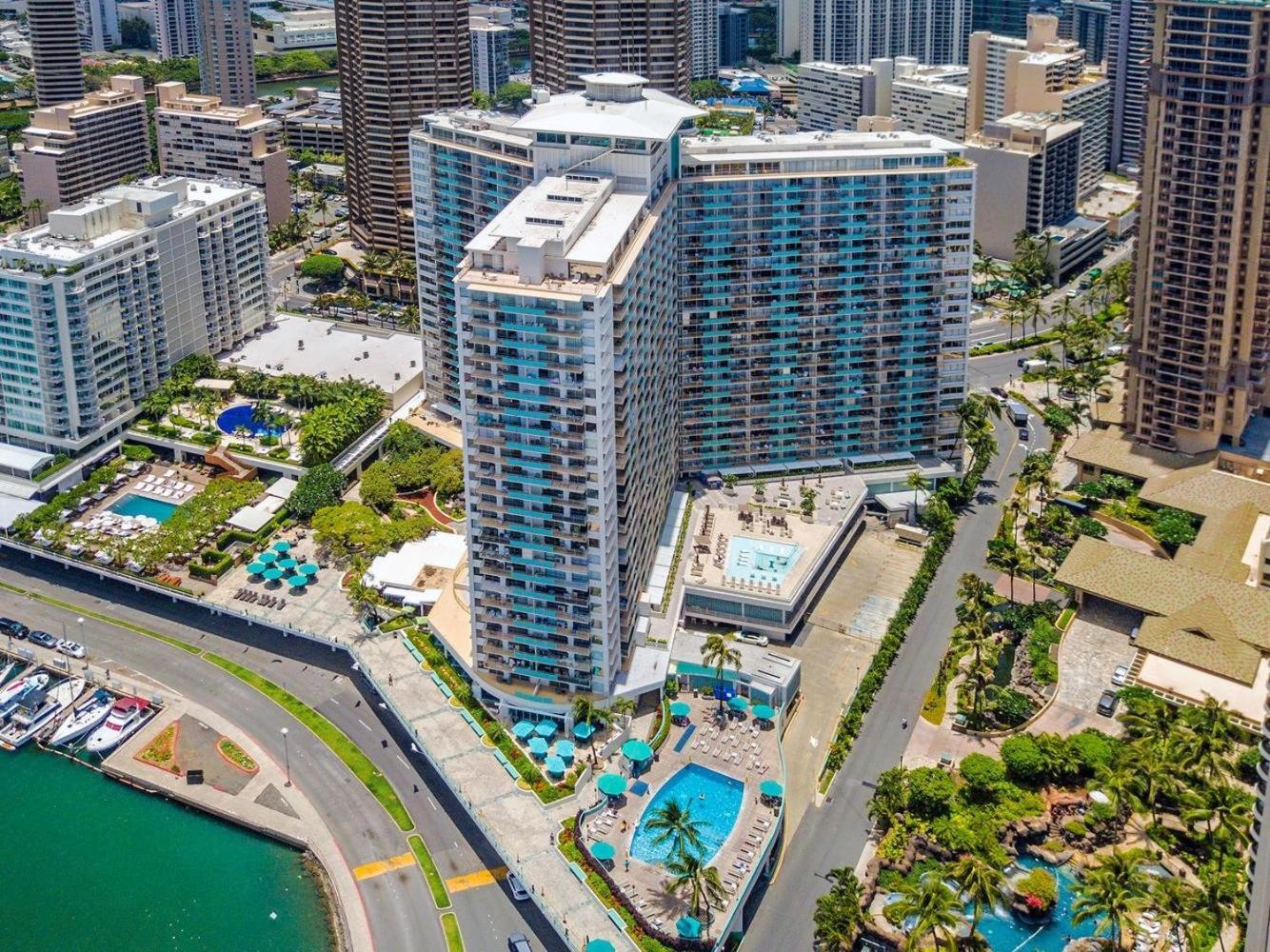 Ilikai Tower One Bedroom Lagoon View Waikiki Condos With Lanai & Free Wifi Honolulu Quarto foto