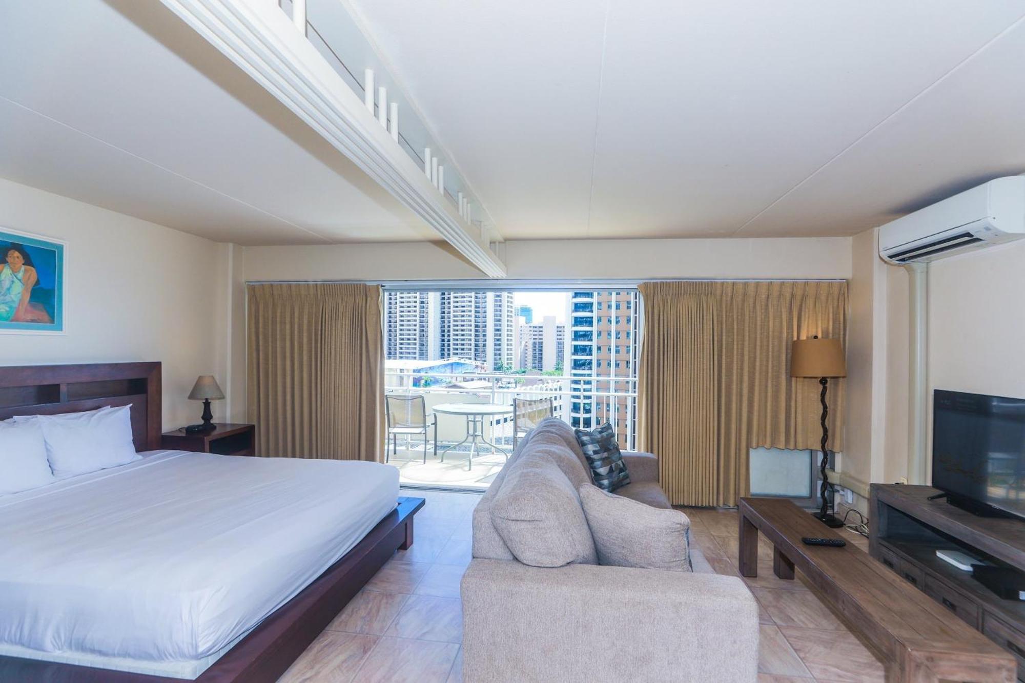 Ilikai Tower One Bedroom Lagoon View Waikiki Condos With Lanai & Free Wifi Honolulu Quarto foto